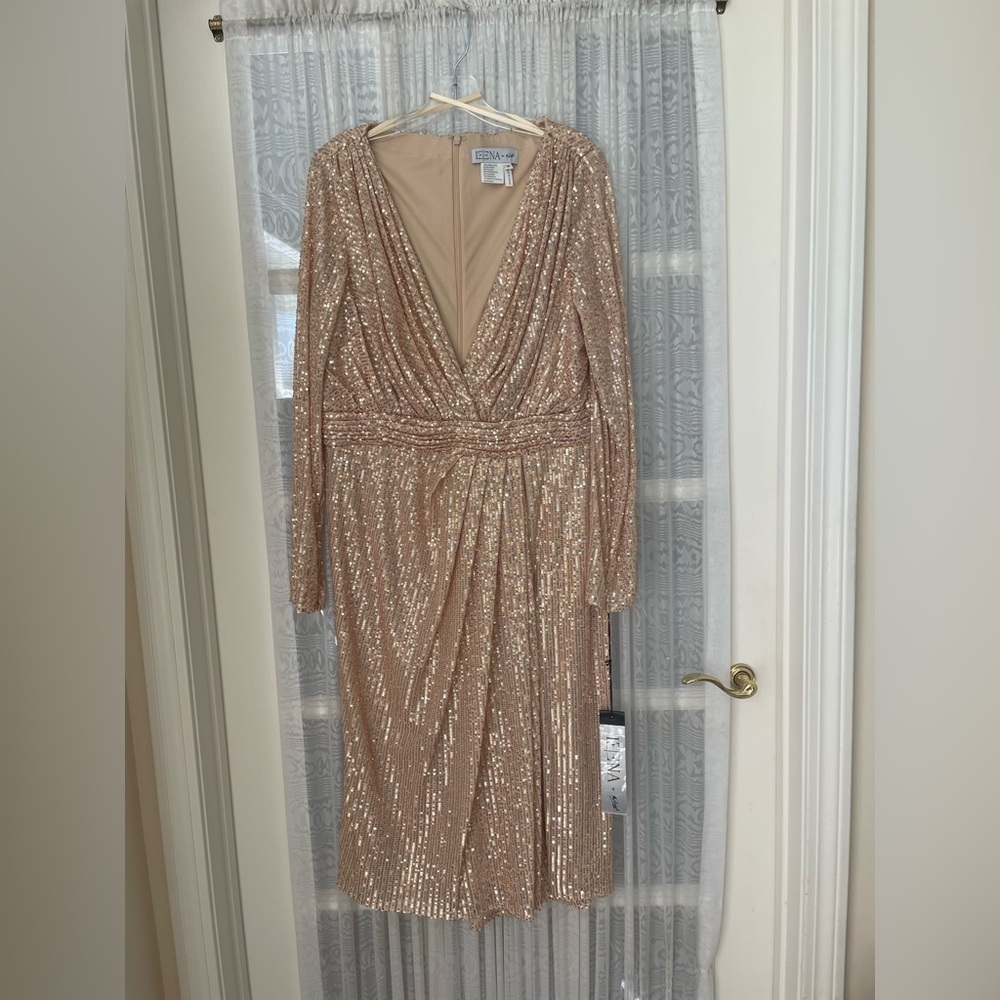 Sequin evening dress
